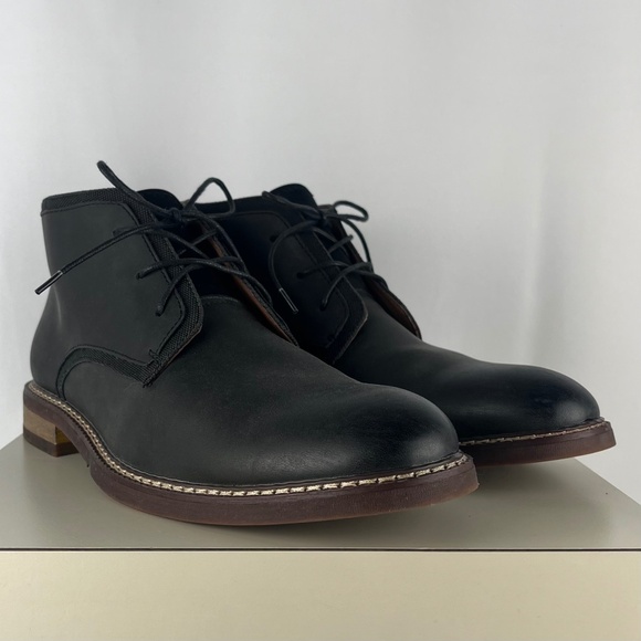 seven91 | Men\'s Lace Up Chukka Boot | Smoky Black | Size 9.5 main image 9